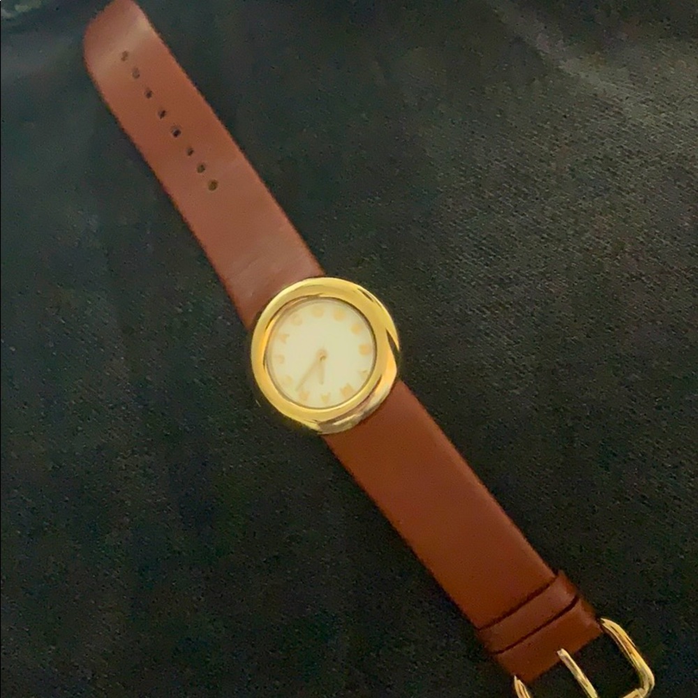 MARC JACOBS Leather Strap Watch